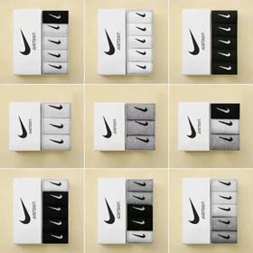 Nike summer thin middle tube long socks pure cotton breathable deodorant men and women sports socks-2344  